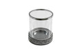 Small Sparkly Pillar Candle Holder-