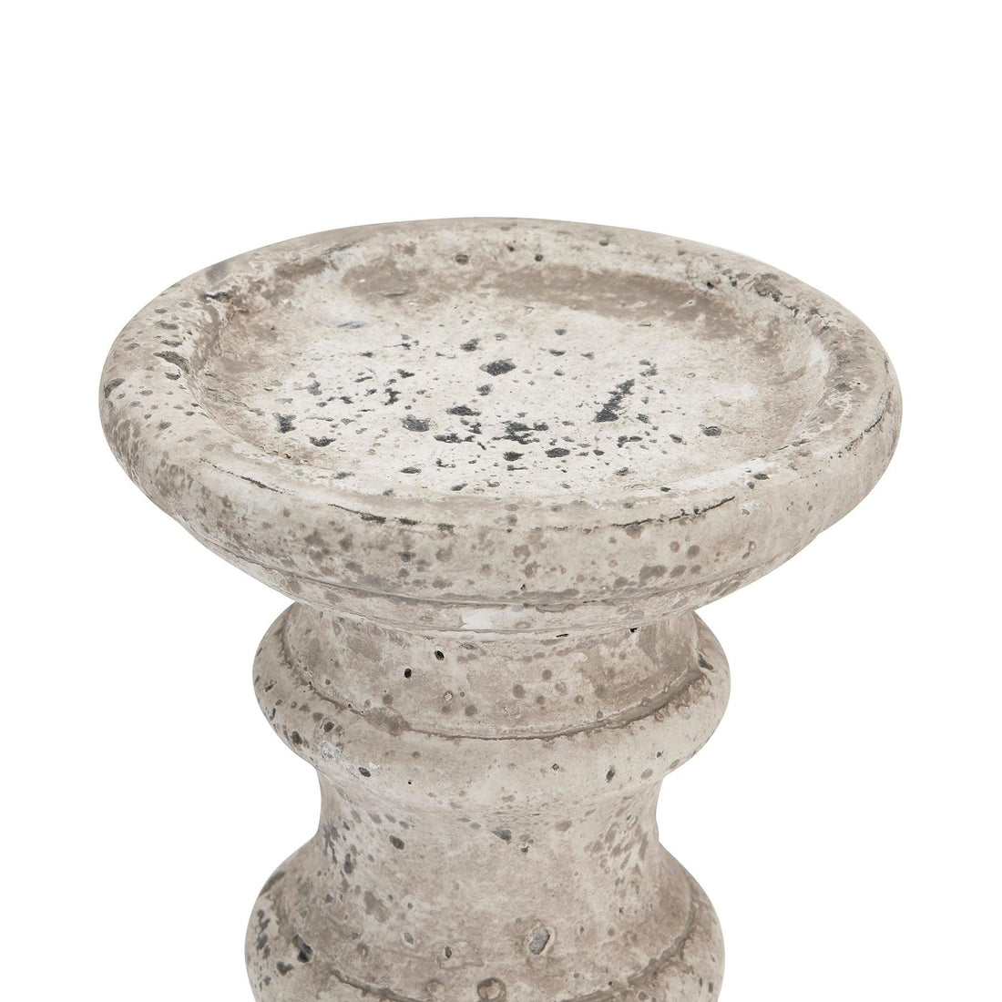 Small Stone Ceramic Column Candle Holder - £34.95 - Gifts & Accessories > Candle Holders > Ornaments 