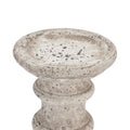 Small Stone Ceramic Column Candle Holder-Gifts & Accessories > Candle Holders > Ornaments