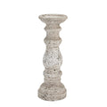 Small Stone Ceramic Column Candle Holder - £34.95 - Gifts & Accessories > Candle Holders > Ornaments 