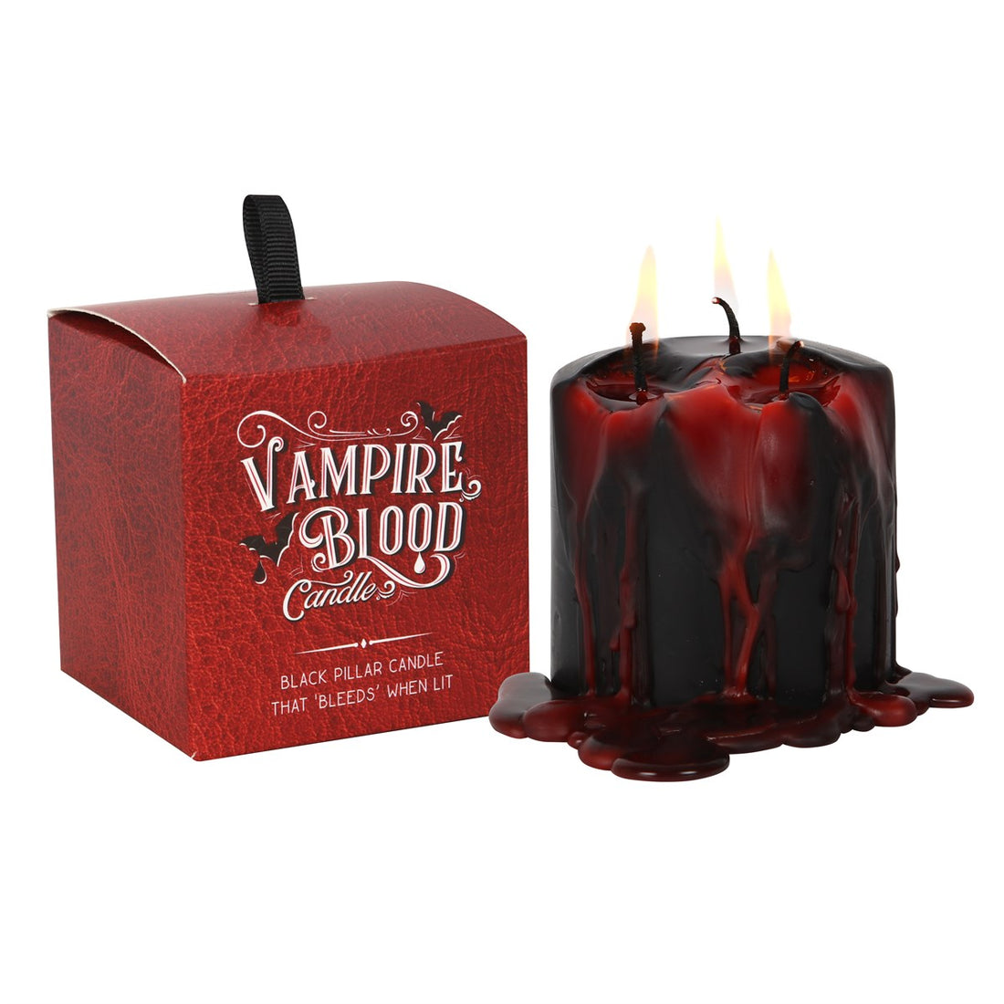 Small Vampire Blood Pillar Candle - £10.99 - Candles 