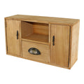 Small Wooden Cabinet with Cupboards, Drawer and Shelf-Trinket Drawers