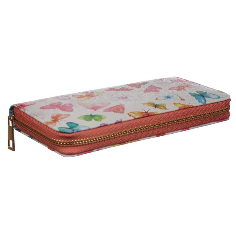 Small Zip Around Wallet - Butterfly House-