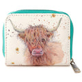 Small Zip Around Wallet - Jan Pashley Highland Coo Cow-