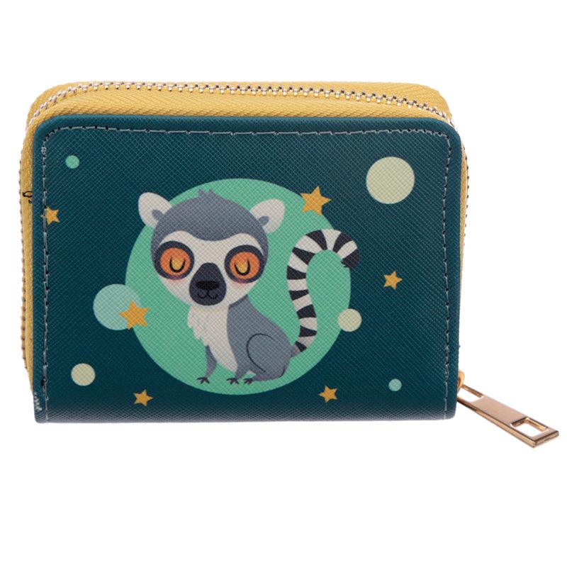 Small Zip Around Wallet - Lemur Mob-