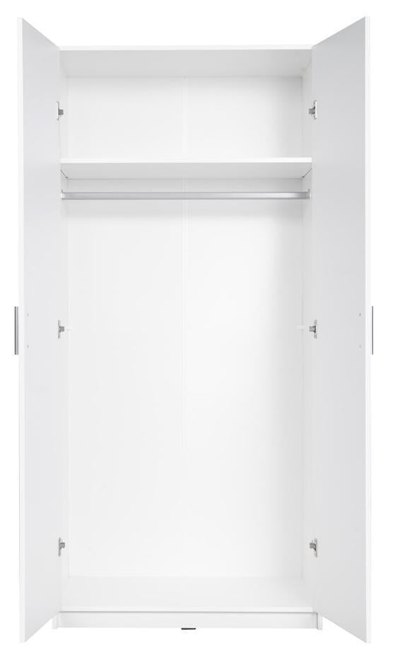 Snow 02 Hinged Door Wardrobe 92cm - £237.6 - Hinged Door Wardrobe 