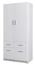 Snow 03 Hinged Door Wardrobe 92cm - £352.8 - Hinged Door Wardrobe 