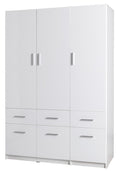 Snow 04 Hinged Door Wardrobe 136cm - £469.8 - Hinged Door Wardrobe 