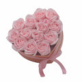 Soap Flower Gift Bouquet - 13 Pink Roses - Heart - £40.0 - 