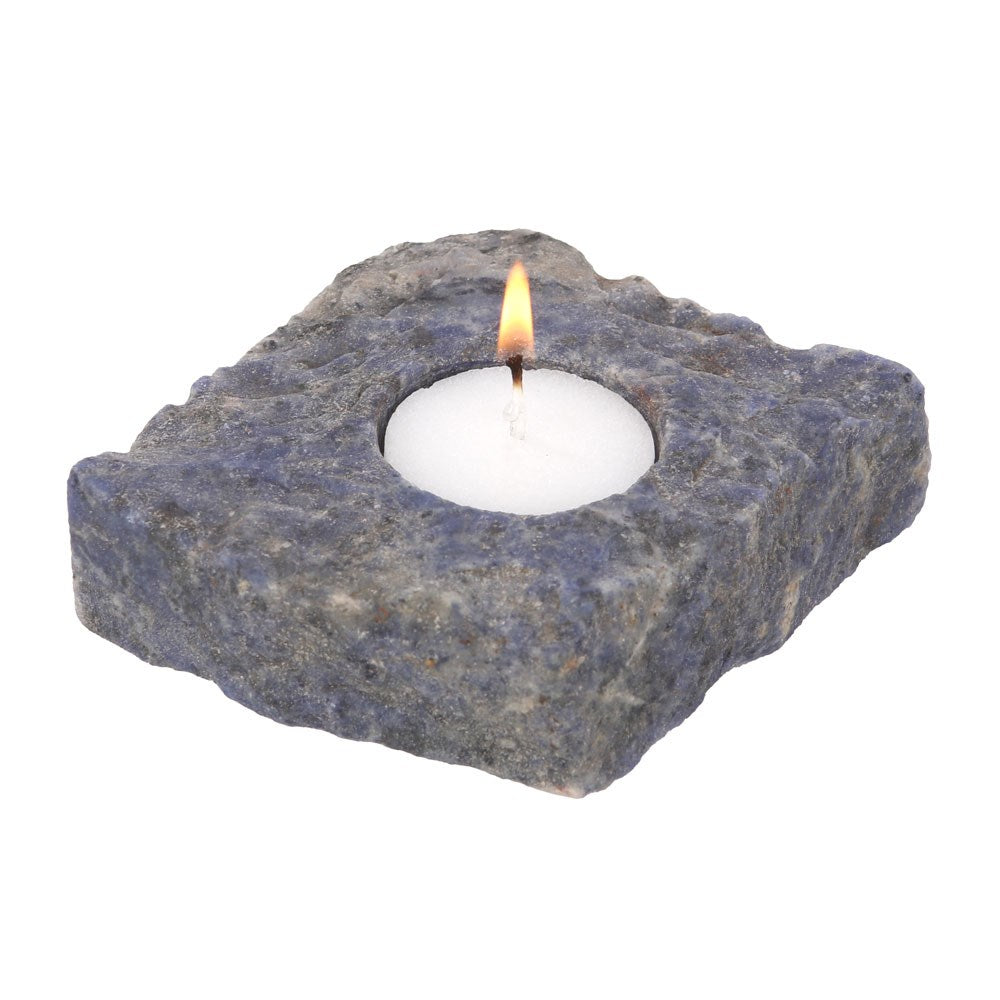 Sodalite Tealight Holder - £47.99 - Candle Holders 