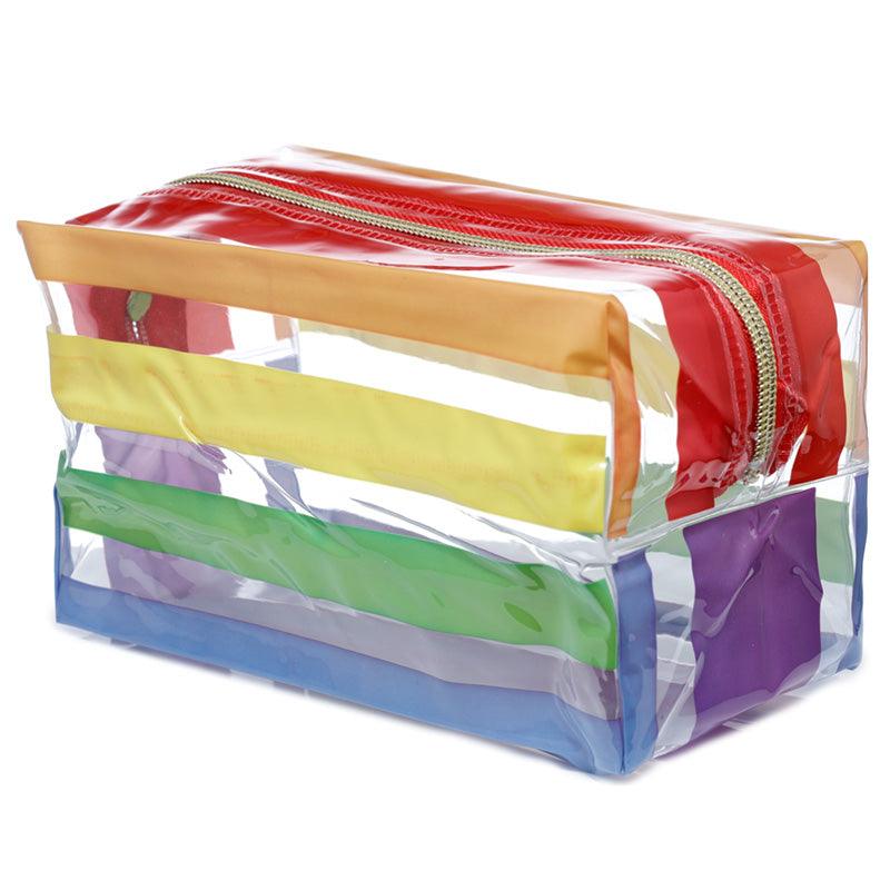 Somewhere Rainbow Clear Toiletry Bag - £7.99 - 