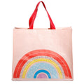 Somewhere Rainbow Recycled Plastic Reusable Shopping Bag-