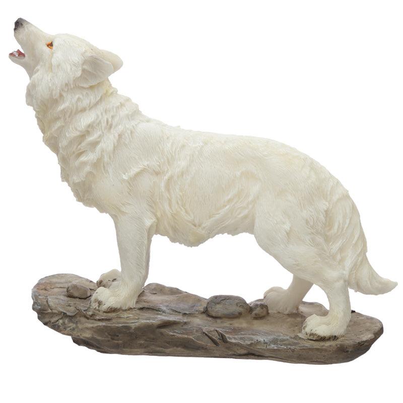 Spirit of the Night Protector of the North Wolf Figurine-