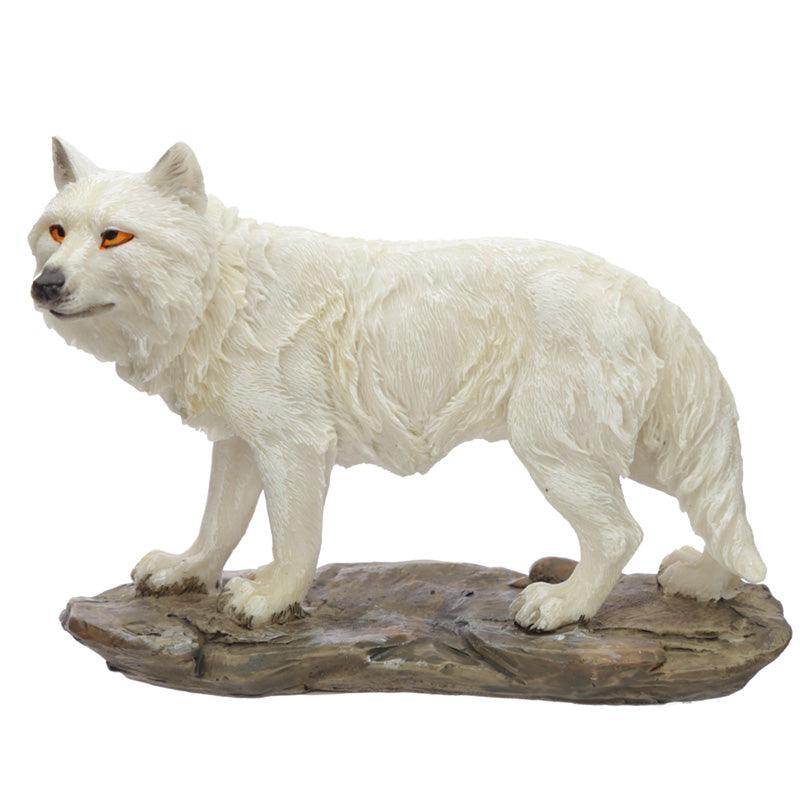 Spirit of the Night Protector of the North Wolf Figurine-