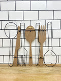 Spoon, Fork & Knife Wall Decoration 45cm-