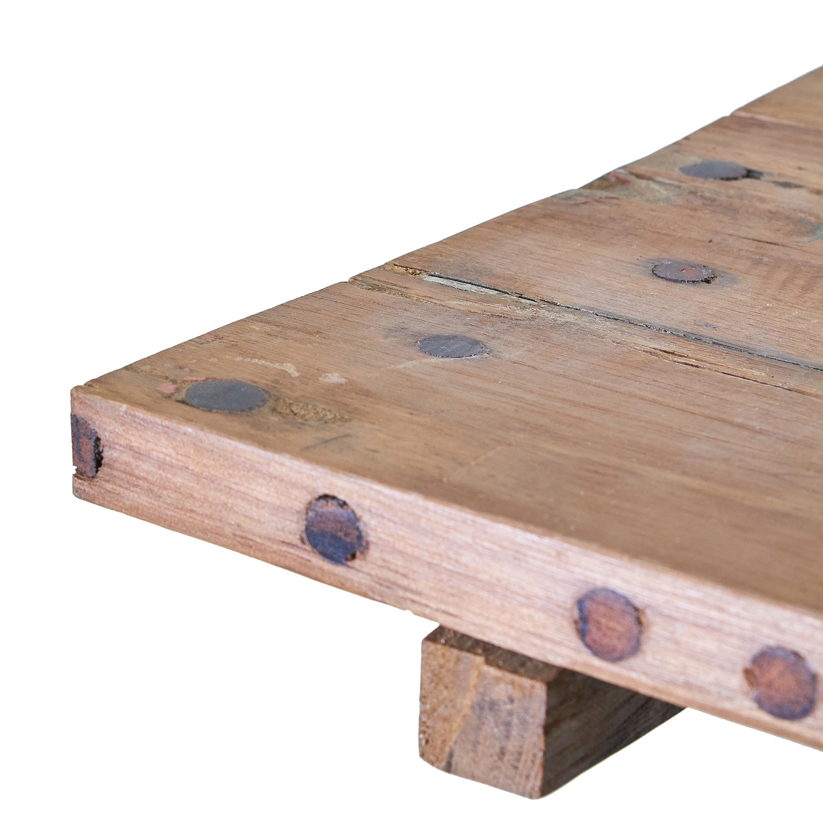 Square Folding Coffee Table - 50cm - Recycled Wood-