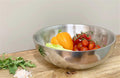 Stainless Steel Shallow Double Walled Bowl 30cm-Kitchen Storage