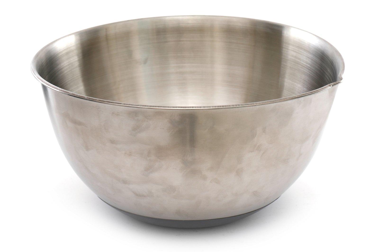 Stainless Still Measuring Bowl with Nonslip base 5L-Kitchen Storage