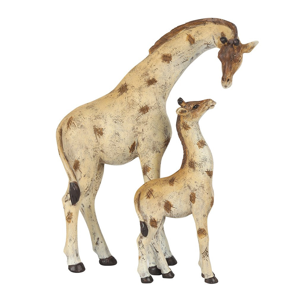 Stand Tall Giraffe Mother and Baby Ornament - £19.99 - Ornaments 