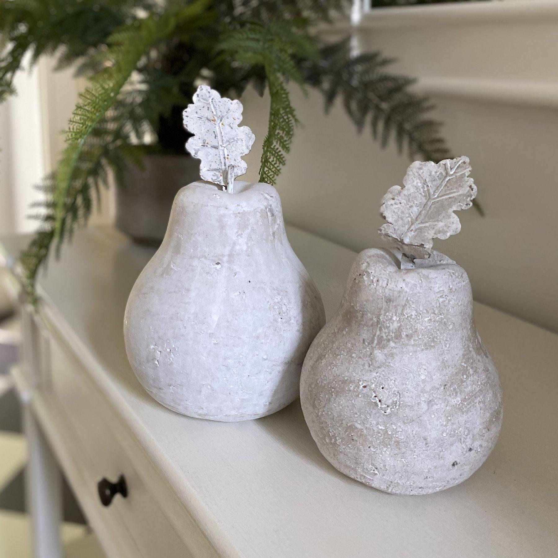 Stone Pear Medium-Garden Accessories > Ornaments