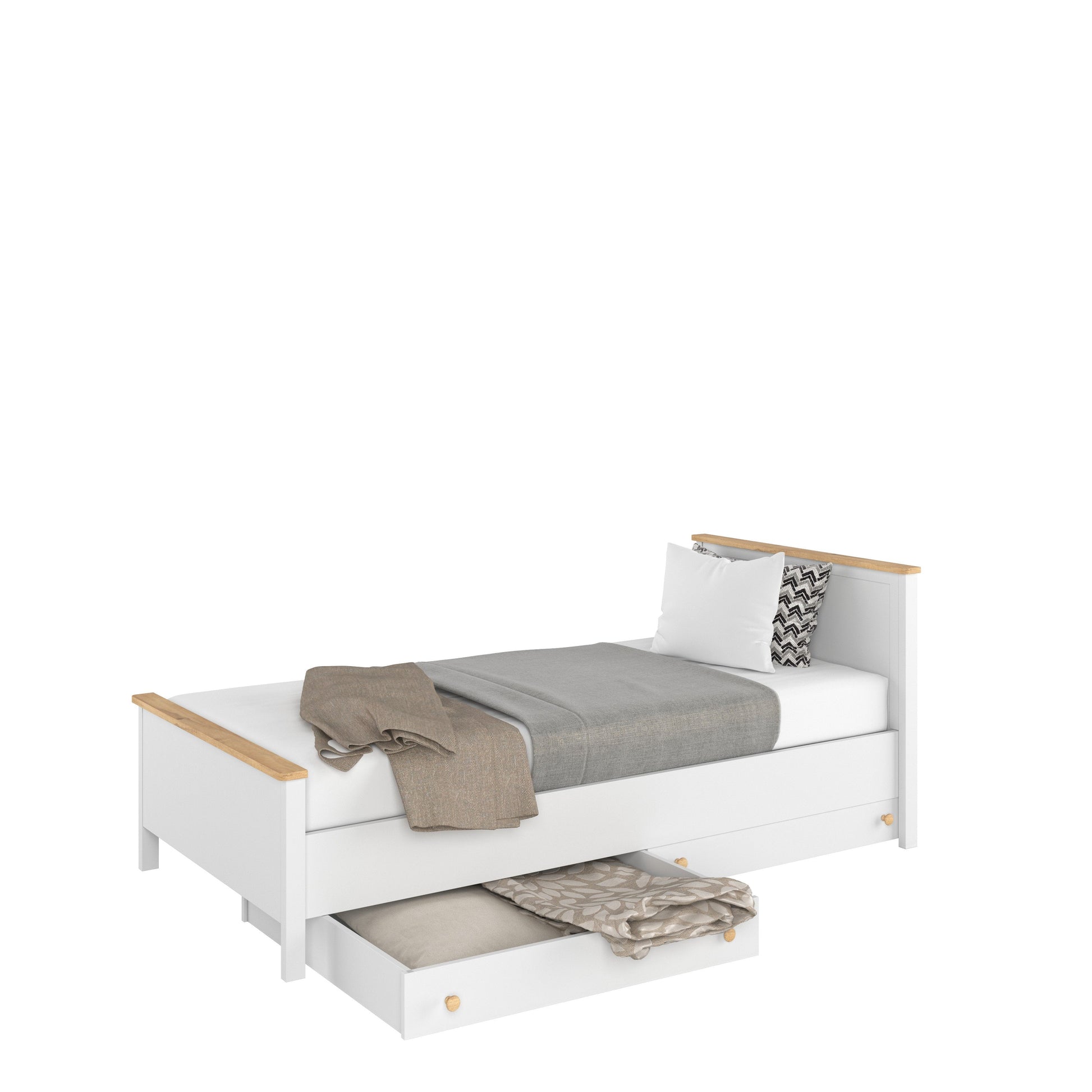 Story SO-08 Bed with Mattress-Kids Single Bed