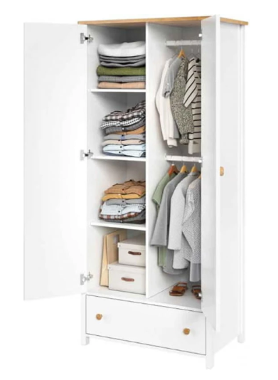 Story SO-12 2 Door Wardrobe - £318.6 - Kids Wardrobe 