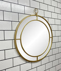 Sussex Range Gold Mirror-