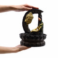 Tabletop Water Feature - 30cm - Golden Buddha & Lotus-