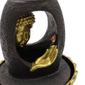 Tabletop Water Feature - 30cm - Golden Buddha & Vitarka Mudra-