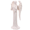 Tall Elegant White Standing Angel Figurine-