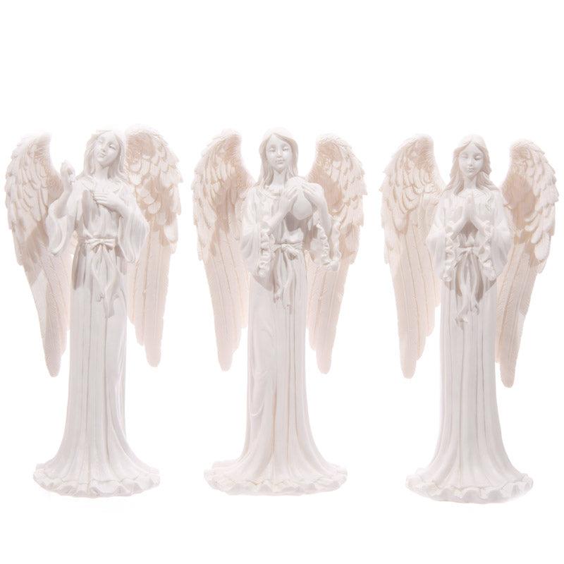 Tall Elegant White Standing Angel Figurine - £12.99 - 