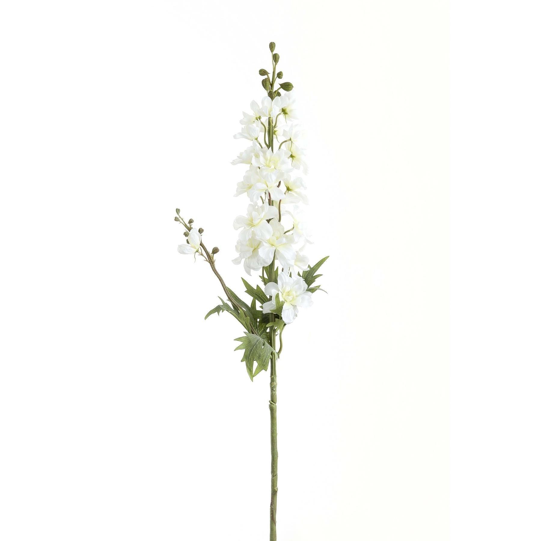 Tall White Delphinium Stem-Artificial Flowers