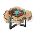 Tamarind and Resin Coffee Table - Aqua - £940.0 - 