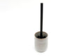 Taupe Ceramic Toilet Brush Holder-