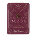 The Lovers Tarot Necklace on Greeting Card - £12.99 - Jewellery 