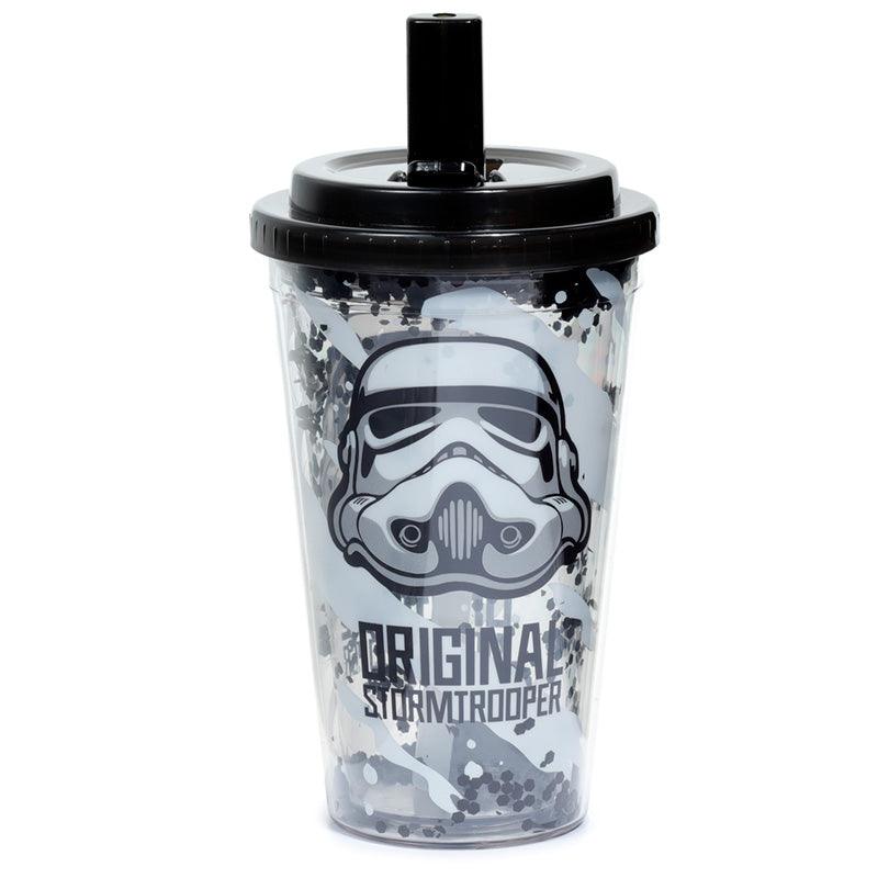 The Original Stormtrooper Shatter Resistant Double Walled Cup with Lid and Straw - £9.99 - 