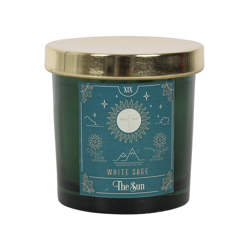 The Sun White Sage Tarot Candle - £10.99 - Candles 