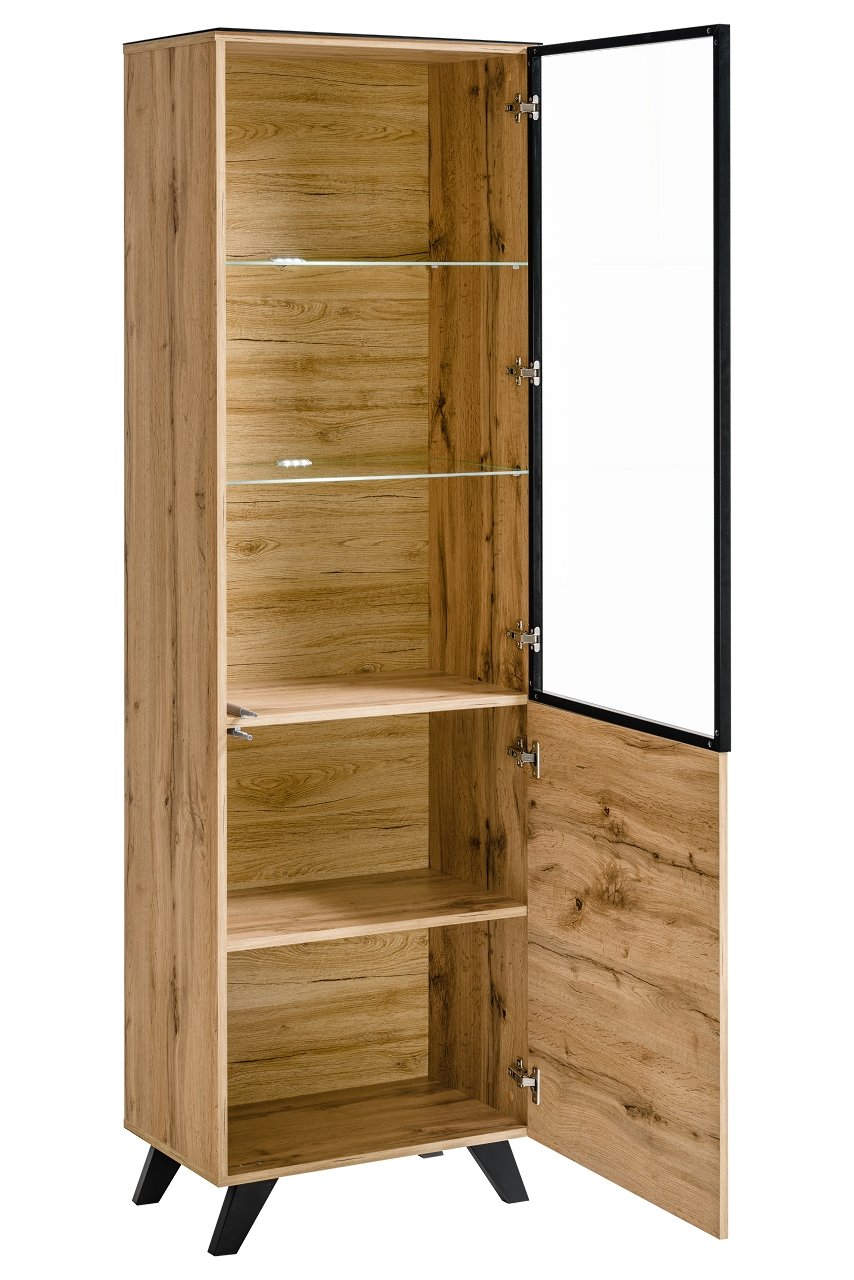 Thin Tall Display Cabinet - £295.2 - Living Room Display Cabinet 