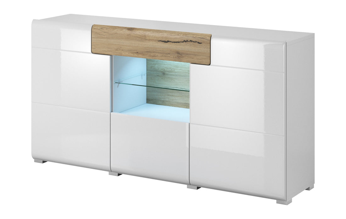 Toledo 26 Sideboard Cabinet Oak San Remo Living Sideboard Cabinet 