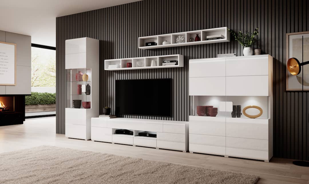 Toledo 40 TV Cabinet 208cm-Living Room TV Cabinet