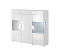 Toledo 46 Sideboard Display Cabinet White Living Sideboard Cabinet 