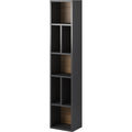 Toledo 88 Bookcase Grey Matt Bookcase 