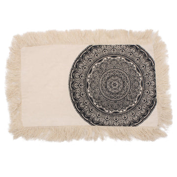 Traditional Mandala Cushion - 30x50cm - black - £37.0 - 