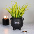 Triple Moon Cauldron Terracotta Plant Pot-Plant Pots