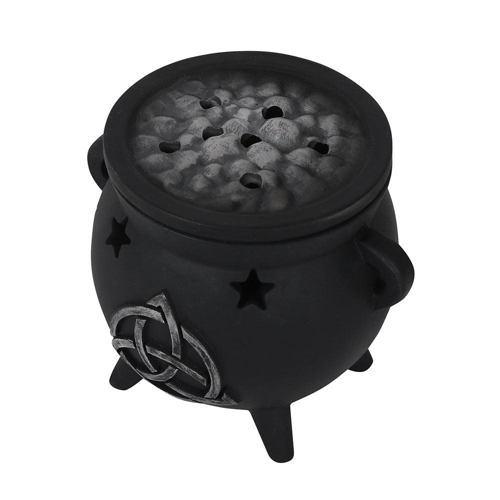 Triquetra Cauldron Incense Cone Holder-Incense Holders