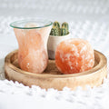 Tulip Shaped Himalayan Salt Oil Burner-Oil Burners