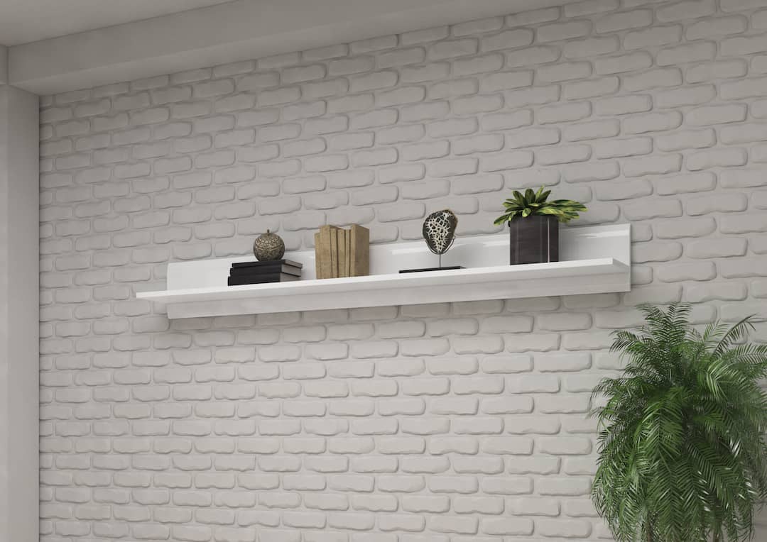 Tulsa 02 Wall Shelf 180cm-Wall Shelf