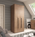 Tulsa 18 - 2 Door Wardrobe 90cm-Hinged Door Wardrobe