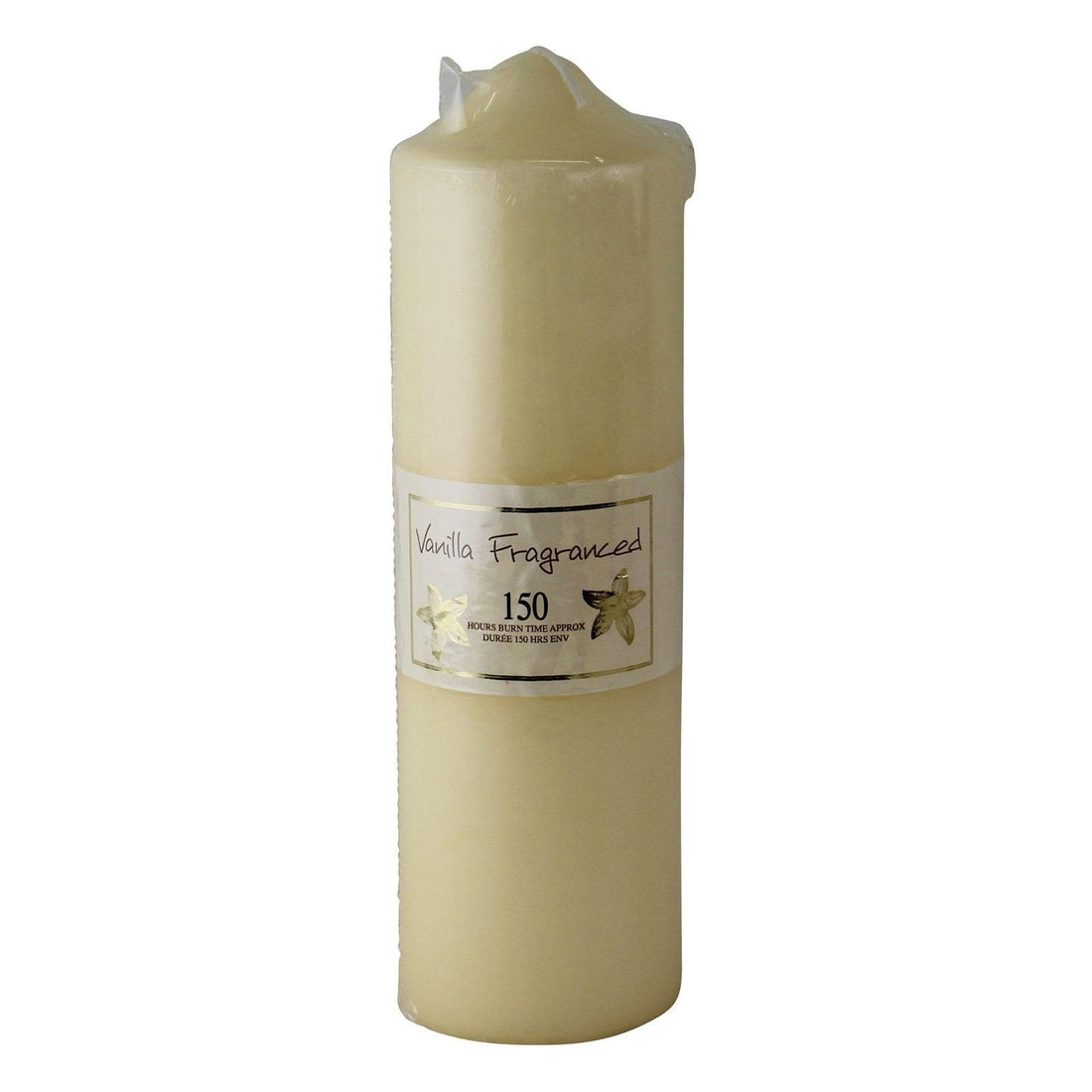 Vanilla Fragranced Pillar Candle, 150hr Burn Time - £15.99 - Candles 