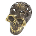 Vintage Brass Skull - Lrg-